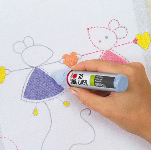Универсален контур с триизмерен 3D ефект Marabu Pluster Pen