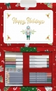 Творчески комплект Happy Holidays - коледни картички и етикети за подарък Faber-Castell  Creative Box Limited Edition