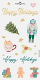 Творчески комплект Happy Holidays - коледни картички и етикети за подарък Faber-Castell  Creative Box Limited Edition