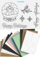 Творчески комплект Frosty Winter - зимни картички и етикети за подарък Faber-Castell Creative Box Limited Edition