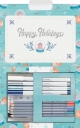 Творчески комплект Frosty Winter - зимни картички и етикети за подарък Faber-Castell Creative Box Limited Edition
